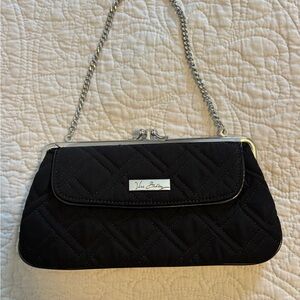 Vera Bradley Black Quilted Clutch